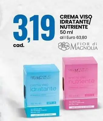 Fior Di Magnolia Crema Viso Idratante