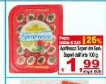 CTS Supermercati Camoscio d'Oro Aperifresco Sapori Del Sud 100 G(ml) offerta
