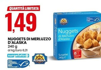 Eurospin Athena Nuggets Di Merluzzo Alaska offerta