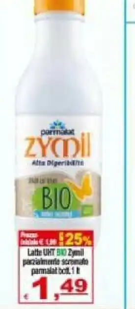 CTS Supermercati Parmalat Zymil Alta Digeribilità Bio 1000 G(ml) offerta