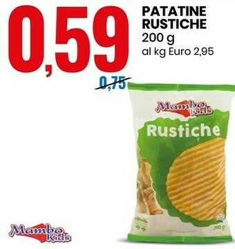 Eurospin Mambo kids Rustiche 200 G(ml) offerta