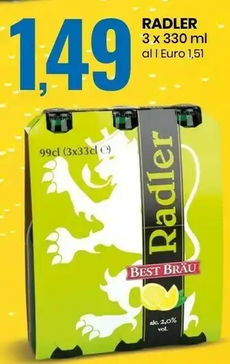 Eurospin Best Brau - Lager Beer 330 G(ml) offerta