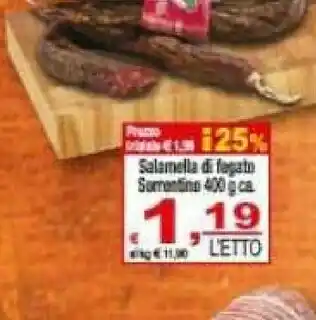 Sorrentino Salamella Di Fegato