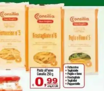 CTS Supermercati Consilia Pasta All'uovo offerta