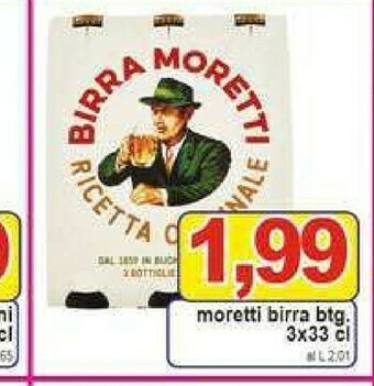 Gros Moretti Birra offerta