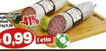 Gros Fiorucci Salame Milano offerta