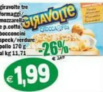 Giravolte Tre Formaggi