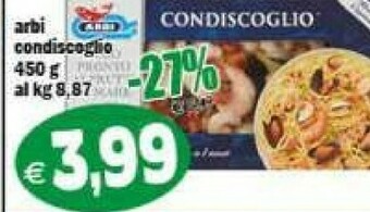 Gros Arbi Condiscoglio Sugo Pronto Ai Frutti Di Mare 450 G(ml) offerta