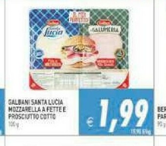 Gros Galbani Santa Lucia Mozzarella offerta