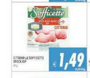 Gros Citterio Sofficette Speck Alto Adige 60 G(ml) offerta