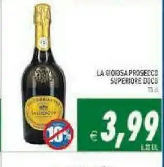 Gros La Giovosa Prosecco Superiore DOC 750 Ml offerta