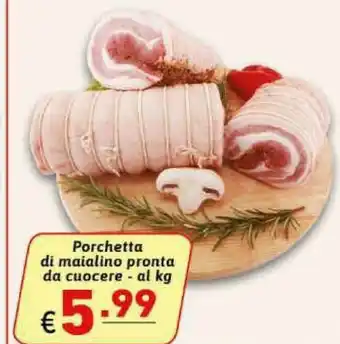 Porchetta Di Maialino Pronta Da Cuocere