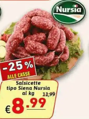 Nursia Salsicette Tipo Siena