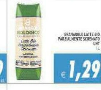 Gros Granarolo Latte Parzialmente Scremato UHT Prima Natura Bio 1000 G(ml) offerta