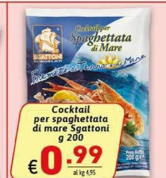 Ipercarni Sgattoni Cocktail Per Spaghettata Di Mare 200 G offerta
