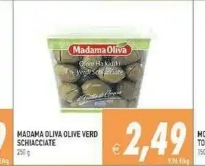 Iperfamily Madama oliva Olive Vero Schiacciate 250 G offerta