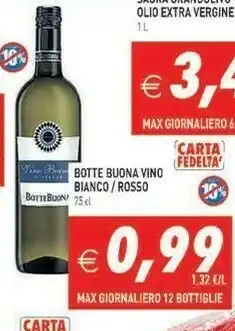 Iperfamily Botte Buona - Vino Rosso d'Italia 750 g(ml) offerta