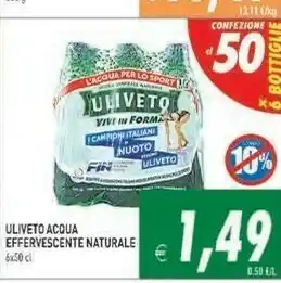 Iperfamily Uliveto Uliveto - Acqua Minerale Effervescente Naturale offerta
