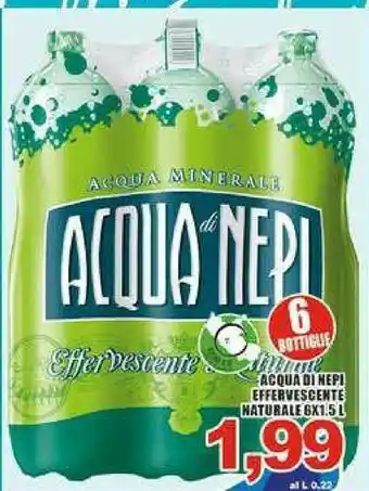 Gros Acqua di nepi Acqua offerta