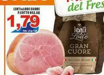 Gros Cuore Prosciutto cotto offerta