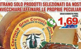 Gros Formaggio di capra offerta