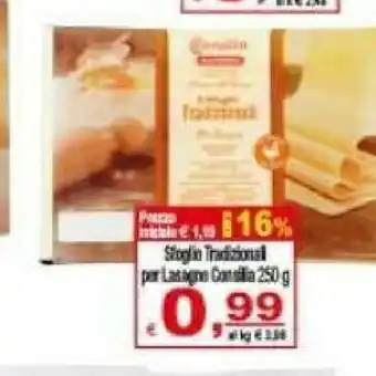 Gros Consilia Sfoglia Tradizional Per Lasagne 250 G offerta
