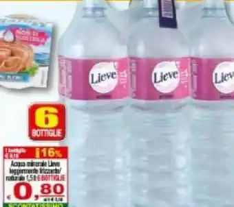 Gros Lieve - Acqua Minerale Naturale Frizzante offerta