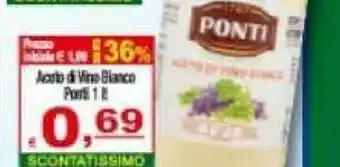 Gros Ponti Aceto Di Vino 1000 G(ml) offerta