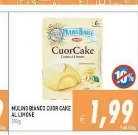 Gros Mulino Bianco CuorCake Crema Al Limone offerta