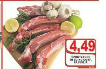 Gros Spuntature Di Suino Cone Famiglia offerta