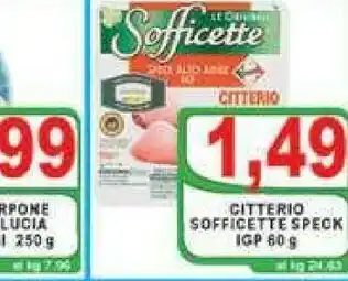 Gros Citterio Sofficette Speck IGP offerta
