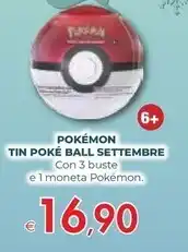 Bennet Pokemon tin poké ball settembre offerta