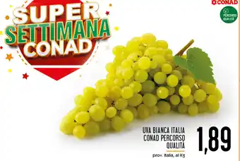 Conad Superstore Conad Percorso Qualità Uva Bianco Italia offerta