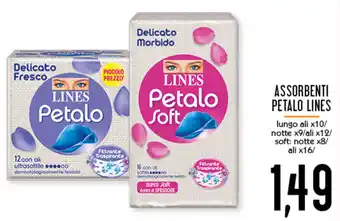 Conad Superstore LInes Assorbenti Petallo x8/x9/x10/x16 offerta