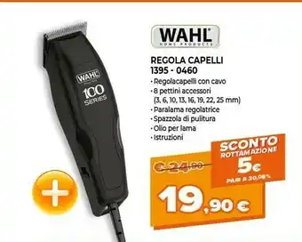 Expert Wahl Regola Capelli 1395 - 0460 offerta