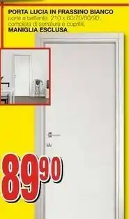 Porta Lucia Infrassino Bianco 210x60