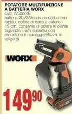 Mondo Brico WORX WA3553 Power Tool Battery / Charger Batteria offerta