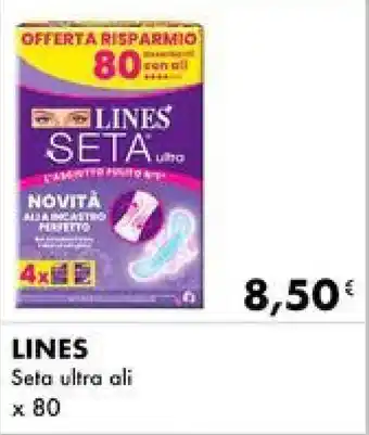 Iper Tosano LINES Seta ultra ali x 80 offerta