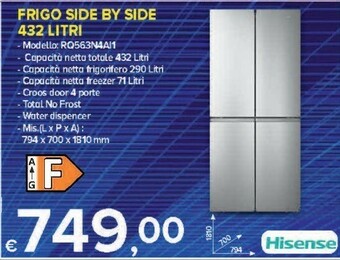 MD Discount Hisense Frigoriferi offerta