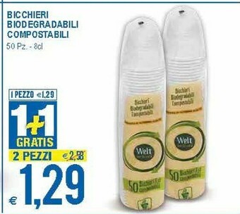 MD Discount Bicchieri di plastica offerta