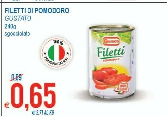 MD Discount Gustato Pomodori pelati offerta