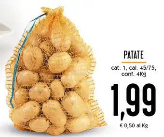 Conad Superstore Patate 45/75 conf. 4kg offerta