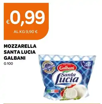 Ekom MOZZARELLA SANTA LUCIA GALBANI G 100 offerta