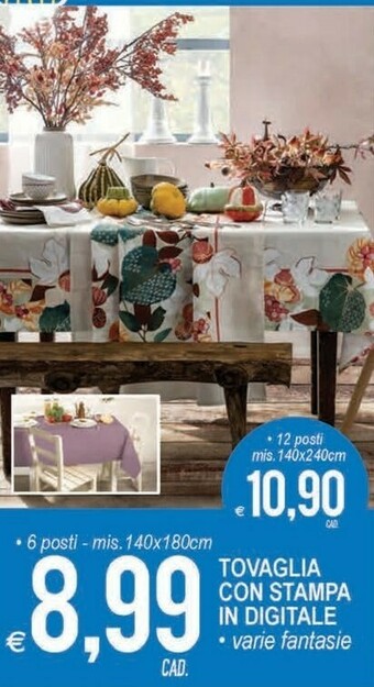 MD Discount Tovaglia Con Stampa In Digitale offerta