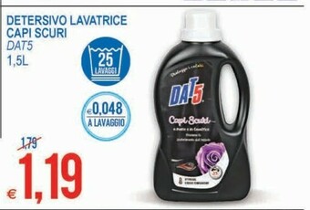 MD Discount Dat5 Detersivo Lavatrice Capi Scuri offerta