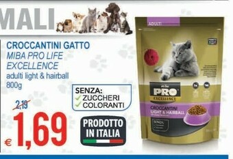 MD Discount Excellence Croccantini Gatto Miba Pro Life offerta