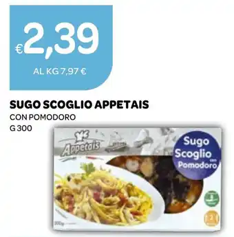 Ekom SUGO SCOGLIO APPETAIS CON POMODORO G 300 offerta