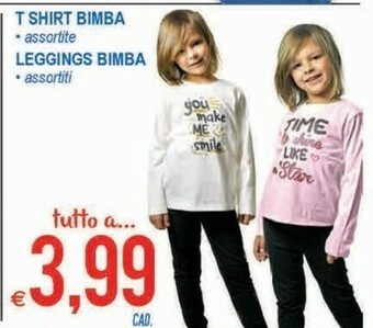MD Discount T Shirt Bimba offerta