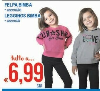 MD Discount Felpa Bimba offerta
