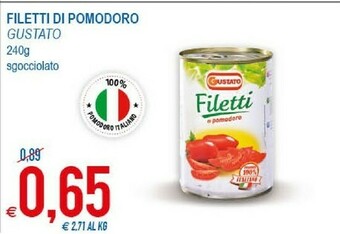 MD Discount Gustato Pomodori pelati offerta